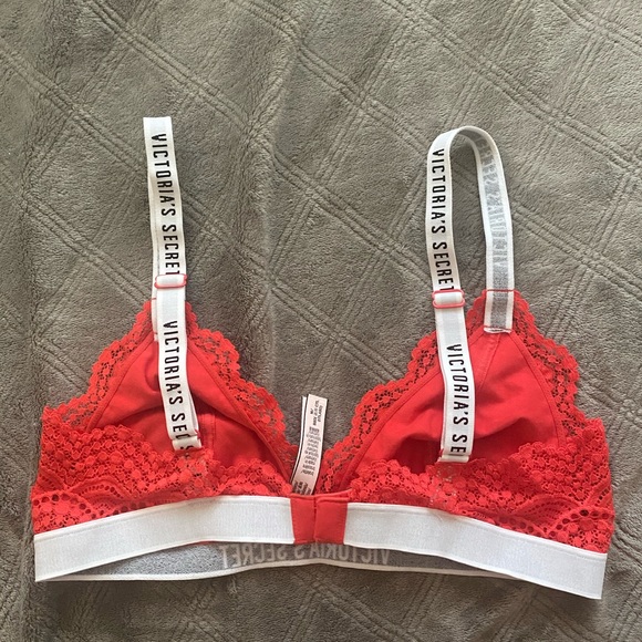 red bralette from Victoria’s Secret - Picture 2 of 3